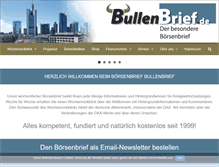 Tablet Screenshot of bullenbrief.de